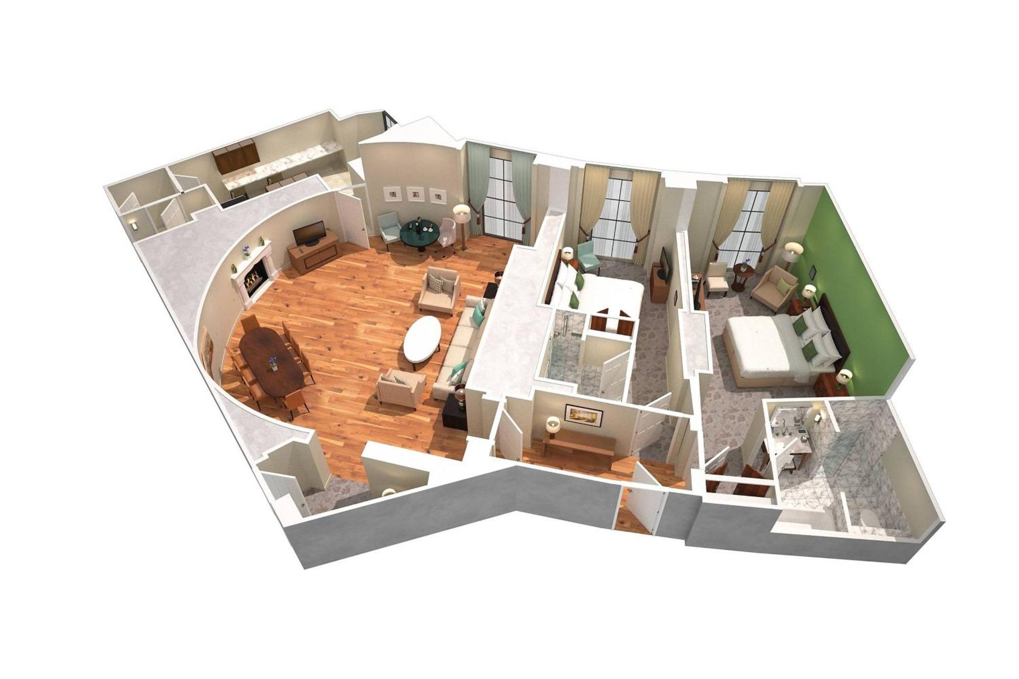 St. Pancras Renaissance Hotel London Exterior foto 3D floor plan
