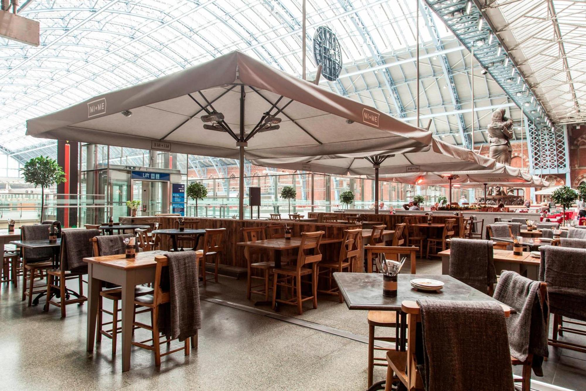 St. Pancras Renaissance Hotel London Exterior foto Restaurant